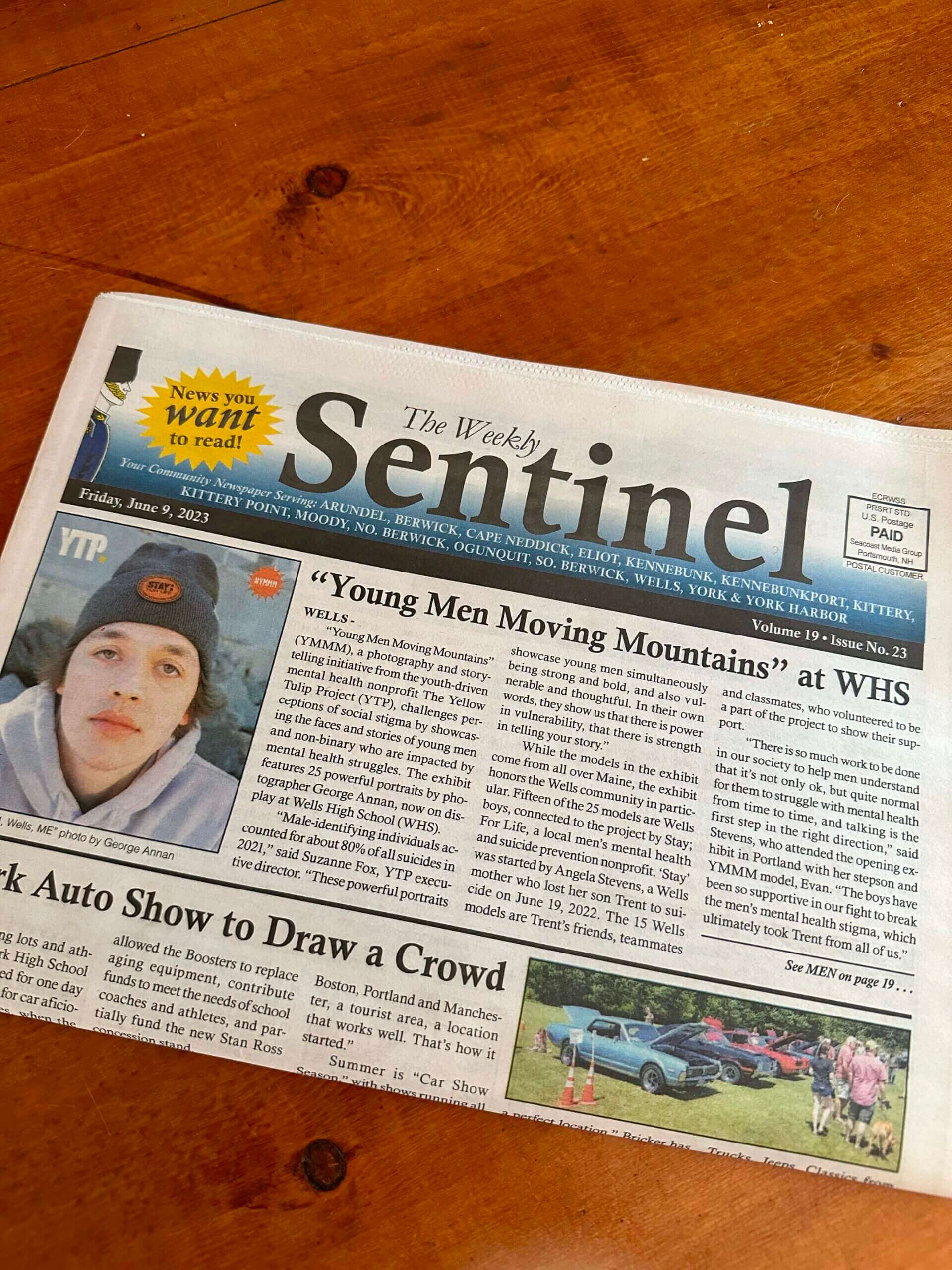 Sentinel Article about The Yellow Tulip Project